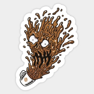 Coffee Monster Sticker